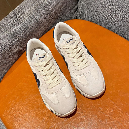 ZHR国潮平底板鞋女跑步鞋女休闲鞋子运动鞋女老爹鞋女鞋 商品图5