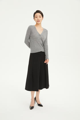 CARA女装简约柔软舒适绵羊毛针织衫KC211MKC6001E1