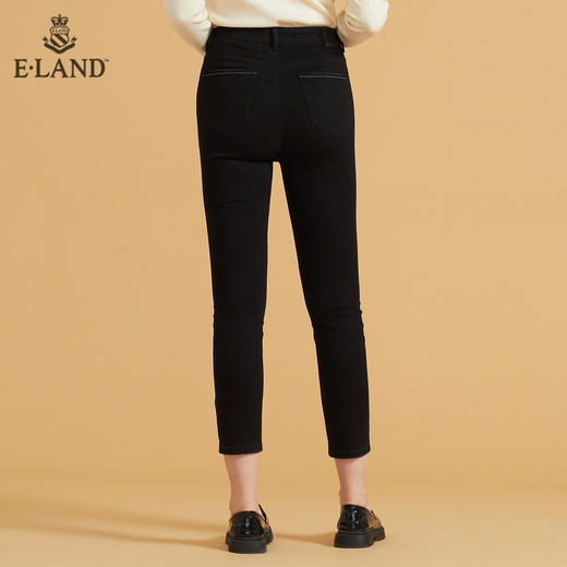 衣恋复古港风修身小脚牛仔裤EETJB49C5M 商品图2