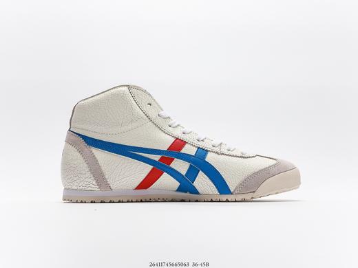 亚瑟士鬼冢虎Onitsuka Mexico Mid Runner复古做旧高帮休闲板鞋 商品图1