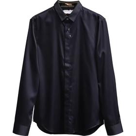 太平鸟2021新款男装秋季时尚休闲百搭长袖衬衫BYCAB3X13