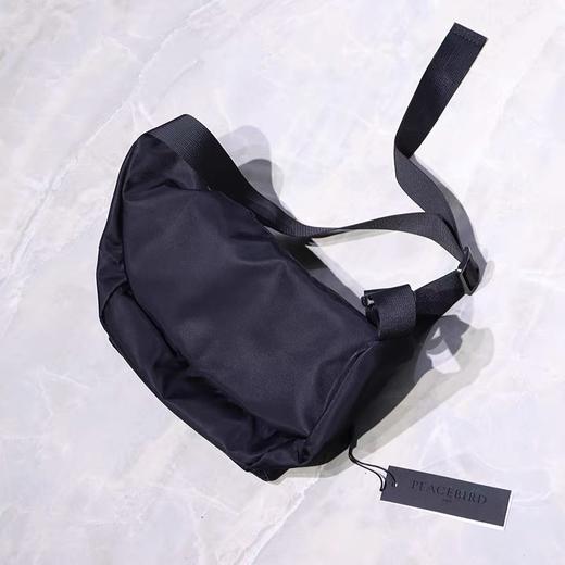 太平鸟男2021秋款新款单肩包黑色潮流B2YFB3133 商品图1