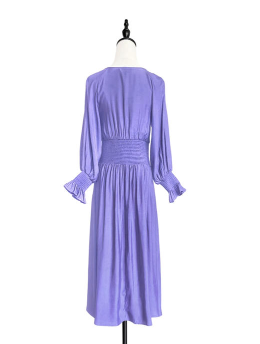 TYNVIE 复古宫廷款长袖连衣裙-薰衣草紫 商品图4