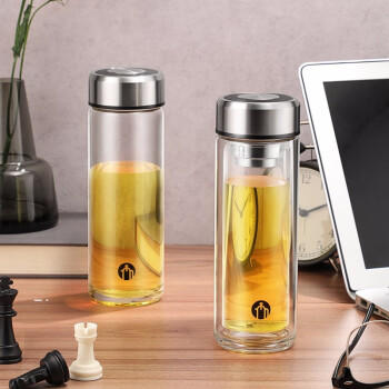 茶马仕 T3双层系列 玻璃杯双层茶杯便携带滤网高端礼品杯 商品图4