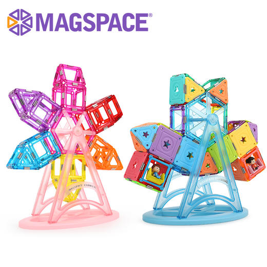 T MAGSPACE摩可立水晶磁力片摩天轮支架盒装 商品图3