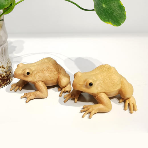青蛙°黄杨木摆件 商品图0