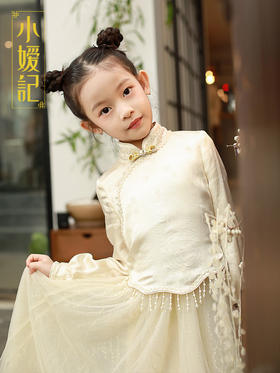 【非质量问题不退换】国潮中国风新中式高端童装洋气连衣裙-昆山玉