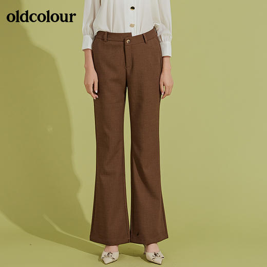 oldcolour秋季休闲微喇裤子喇叭裤BM31073034 商品图4