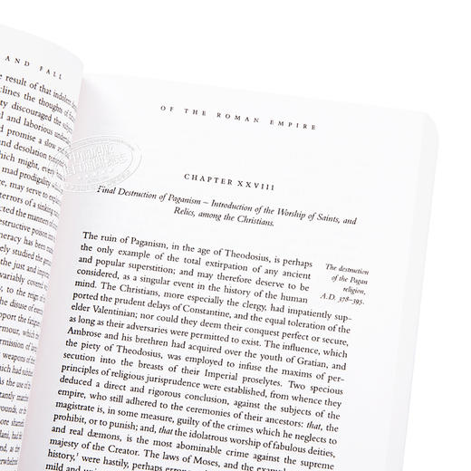 【中商原版】英文原版History of Decline&Fall of Roman Empire:v.2罗马帝国衰亡史2 爱德华吉本 商品图3