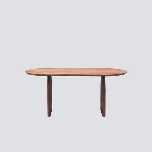 NS家居nsfurniture进口浅色/深色实木椭圆餐桌NSDT-OVAl-180-OAK/ACACIA 商品图3