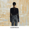 JUDYHUA 前领绞花设计针织上衣 JHB3M013 商品缩略图6