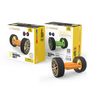 T MAGSPACE水晶三代磁力片积木风火轮