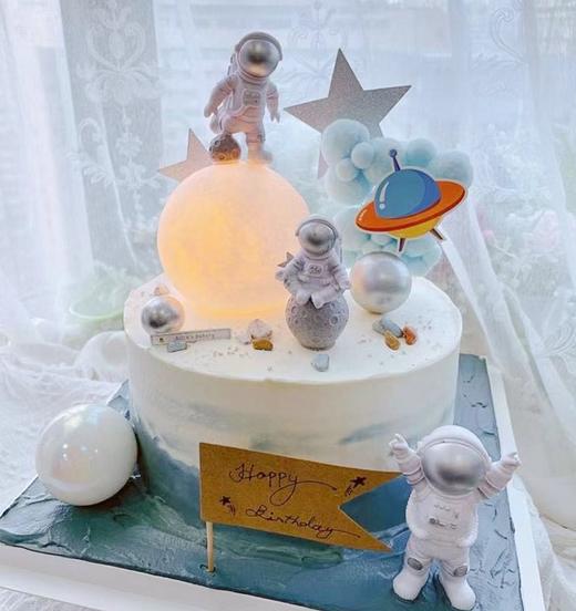 男士宇航员儿童生日蛋糕 商品图0