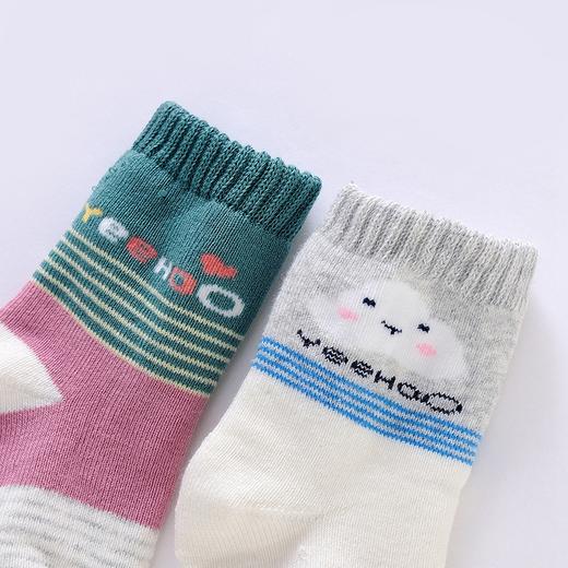 英氏-鞋袜类（秋）E1厚袜(2双装）A08浅灰色11CM 商品图2