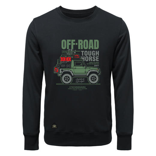 2021新款秋冬长袖圆领毛圈卫衣铃木JIMNY吉姆尼 NMT-1689 商品图1