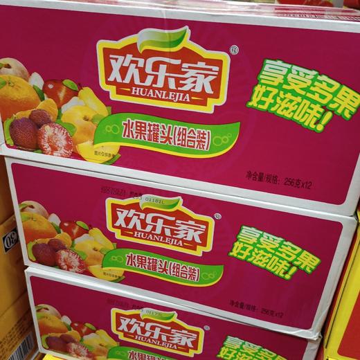 欢乐家水果罐组合罐头 商品图0