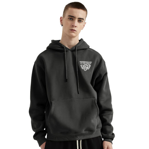 JEEP切诺基越野车 NMT-1702新款秋冬抓绒带帽加厚落肩休闲宽松卫衣 商品图1