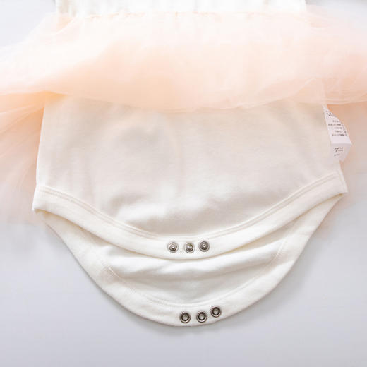 新生儿衣服婴儿连体衣春秋新款小公主宝宝三角哈衣爬服长袖包屁衣 商品图3