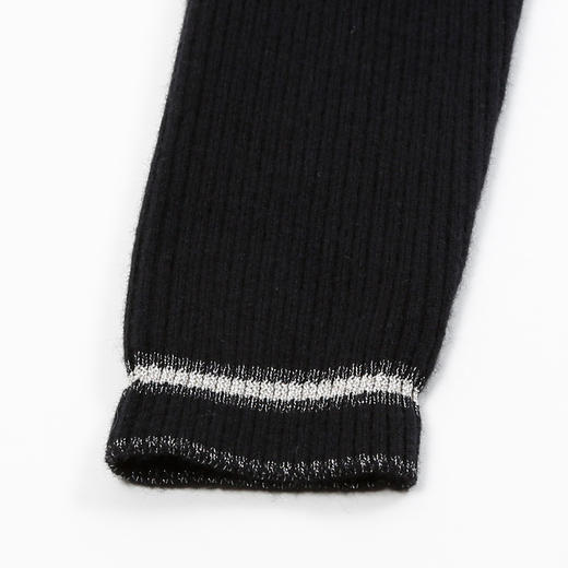 METTE羊绒世家21年女士100%山羊绒衫时尚V领修身显瘦打底针织毛衣 商品图5