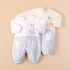 贝贝怡女宝宝婴儿夹棉加厚保暖连体衣哈衣爬服214L488
 商品缩略图3