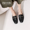 西村名物2021秋季款网红穆勒包头凉鞋外穿凉拖鞋女平底鞋12821 商品缩略图1