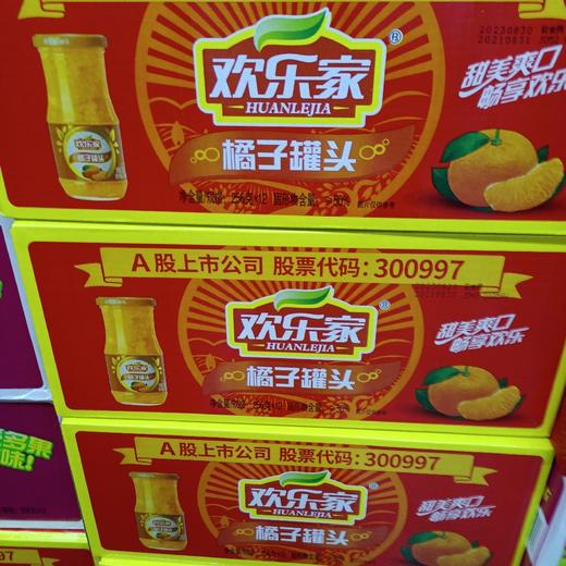 欢乐家橘子罐头256*12 商品图0