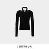 JUDYHUA 前领绞花设计针织上衣 JHB3M013 商品缩略图7