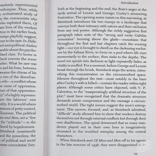 【中商原版】[英文原版]OF MICE AND MEN人鼠之间 约翰斯坦贝克John Steinbeck 商品图6