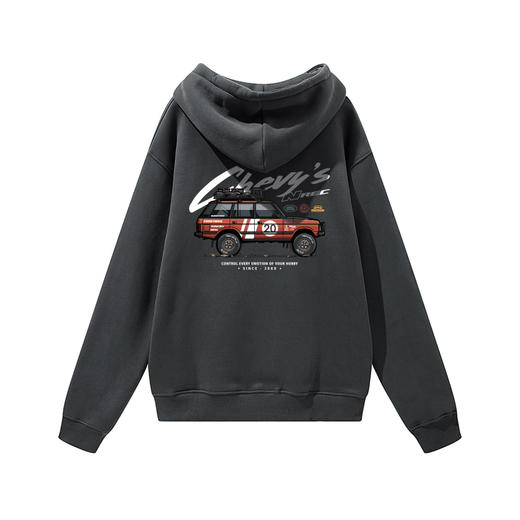 路虎系列LANDROVER NMT-1696新款秋冬运动休闲宽松抓绒加厚卫衣 商品图5