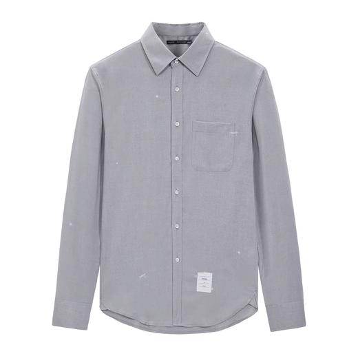 太平鸟男装 衬衫男长袖衬衣休闲商务外套潮BYCAB3X12 商品图0