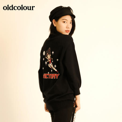 oldcolour秋季圆领卡通图案卫衣M32106234 商品图1