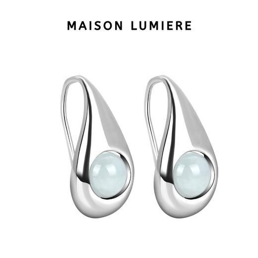 太极玉石耳钩 商品图0