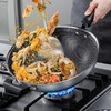  炊大皇炒锅316不锈钢 炒菜锅 双面蜂窝纹不粘炒锅 可立盖 燃气煤气灶电磁炉通用 商品缩略图4