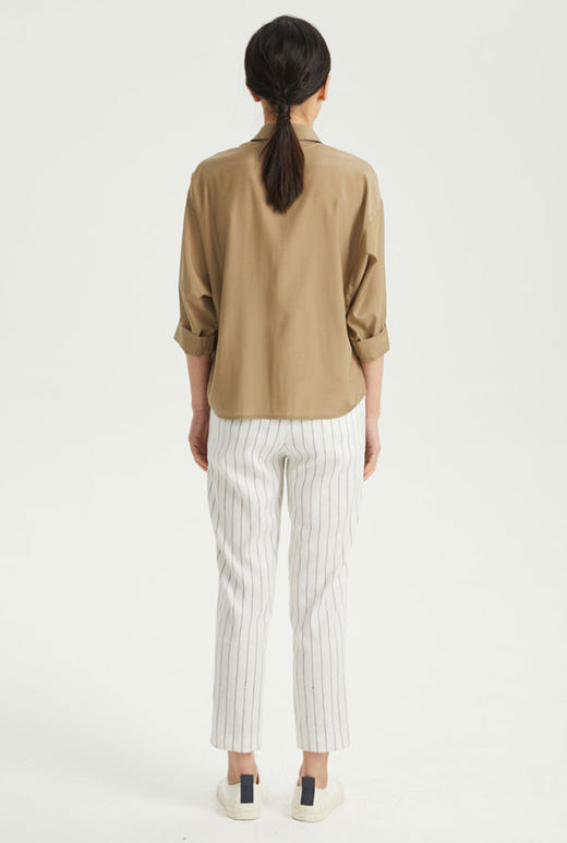 CARA经典百搭简约通勤女衬衫KC211MWB0231C1 商品图2