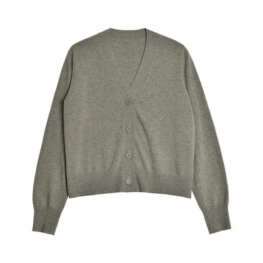 女士2021新款纯山羊绒V领开衫 商品图4