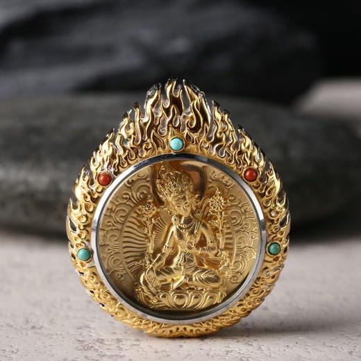 绿度 银火焰吊坠 商品图3