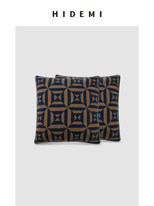 HIDEMI几何设计感印花抱枕 商品图4