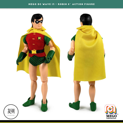 现货 Mego DC Robin 罗宾 8英寸 可动人偶 商品图5