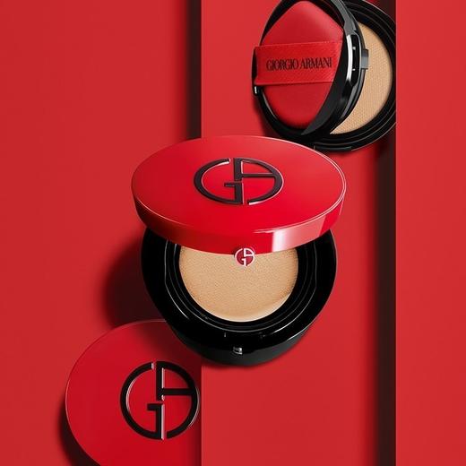 【油皮可选】意大利 Armani阿玛尼 红色持久控油精华气垫 /替换 商品图12