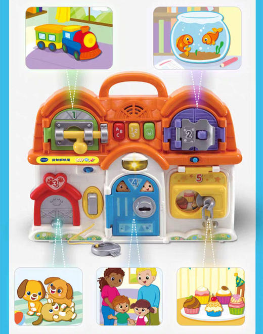 伟易达（VTech）益智解锁屋 早教开锁玩具 商品图10