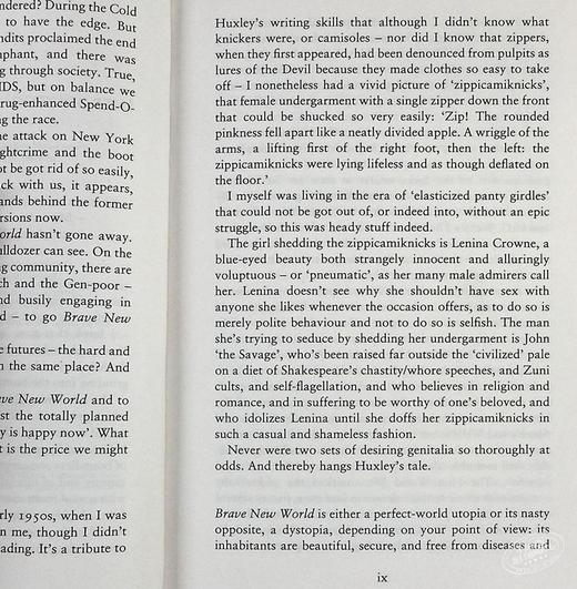 【中商原版】美丽新世界 英文原版 文学小说 Brave New World Aldous Huxley  赫胥黎作品 二十世纪经典反乌托邦文学之一 商品图4