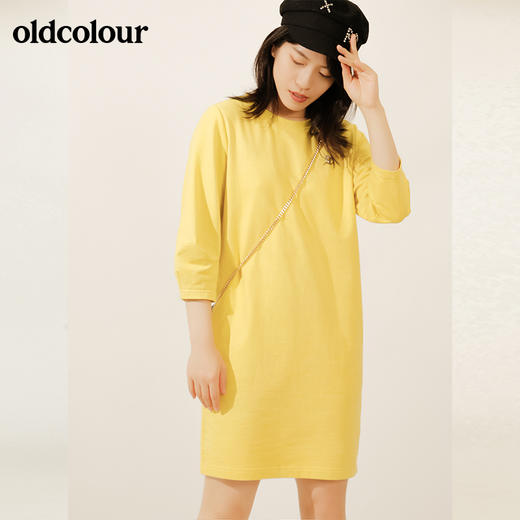 oldcolour秋季中袖连衣裙M31102143 商品图1