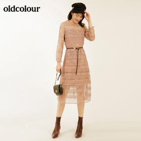 oldcolour秋季时尚长袖连衣裙M31103436