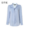 EITIE爱特爱秋季新款时尚通勤简约舒适显瘦系带衬衫女上衣6713401 商品缩略图6