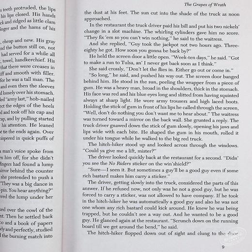 预售 愤怒的葡萄 英文原版小说 英文版原版书斯坦培克 英文原版 The Grapes of Wrath 进口图书 John Steinbeck 经典文学 商品图7