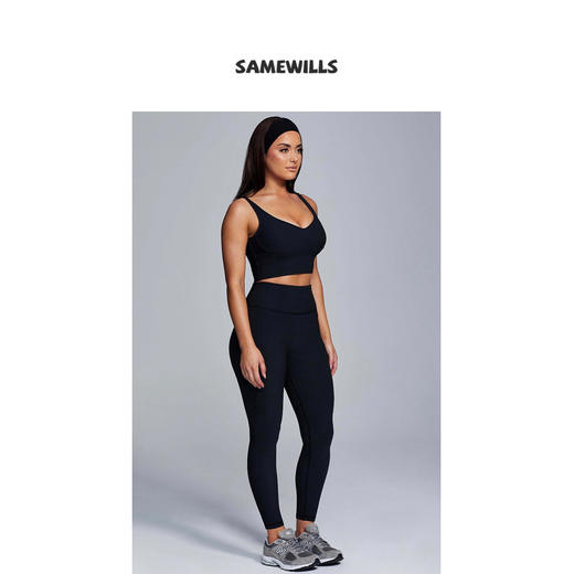 【授权商品】404欧美运动健身裤超大弹力加厚纯色无缝一体打底裤瑜伽裤秋冬新【214404】 商品图3