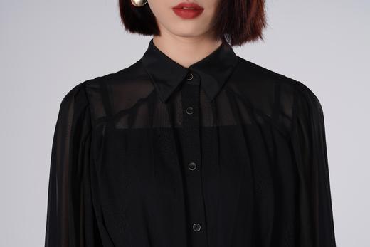 L1臣禾两件套抽褶精致雪纺衬衫9213054776 商品图2