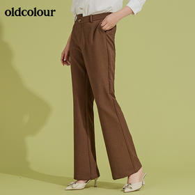 oldcolour秋季休闲微喇裤子喇叭裤BM31073034