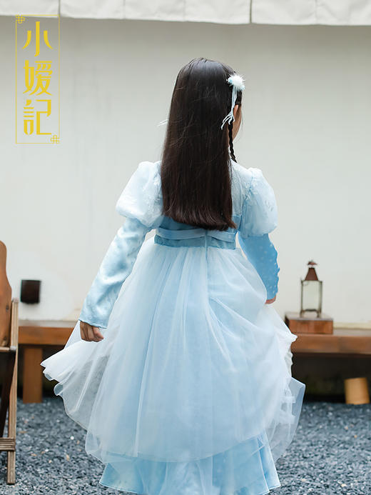 小嫒記【潋清辉】国潮中国风新中式高端童装洋气旗袍潋清辉 商品图2