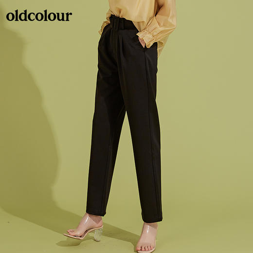 oldcolour秋季腰带小脚裤女BM31073036 商品图2